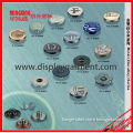 high quality logo embossed jeans button, metal jeans button